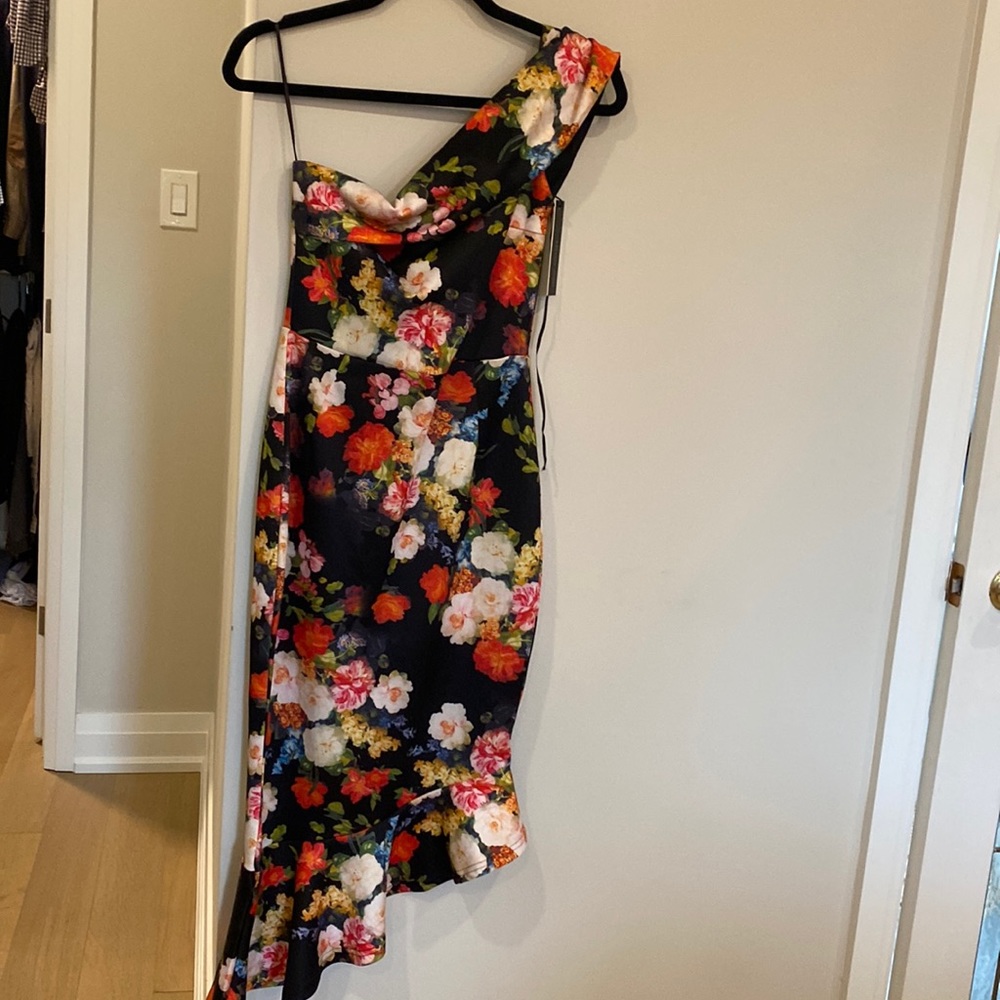 Form fitting Floral print Dress